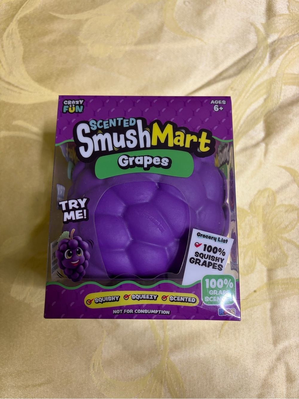The SmushMart Jumbo Scented Grape Squishy